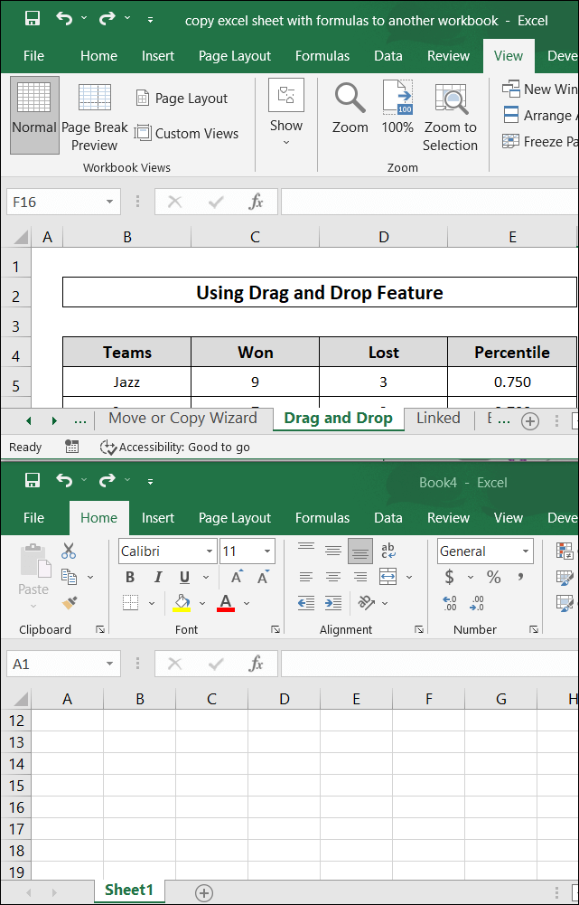 applying Move or Copy wizard to copy Excel sheet with formulas to another workbook